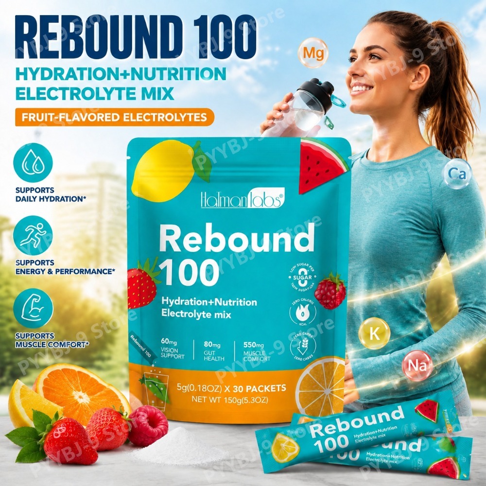 Electrolyte Powder Pack - 할만랩스 무설탕 전해질 파우더 리바운드 100