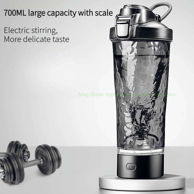 Whey Protein Isolate - 700ML 충전식 전기 믹싱 쉐이커 병