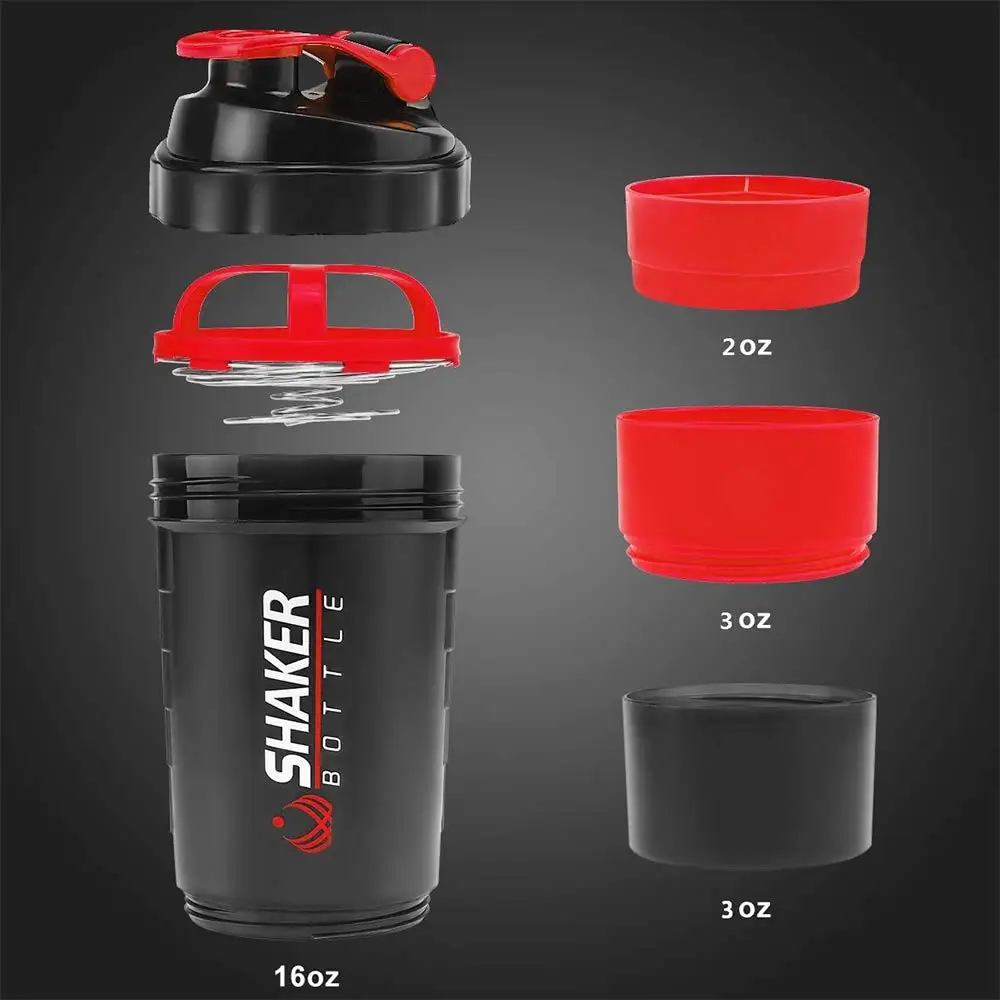 Whey Protein Isolate - 500ml 계층화 된 단백질 병 파우더