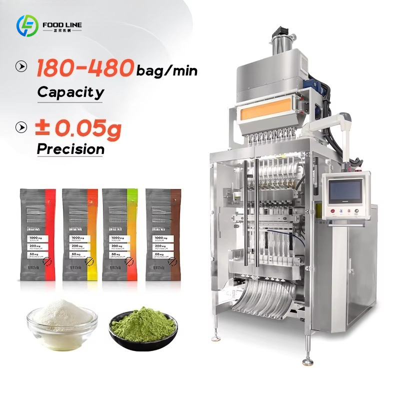 Electrolyte Powder Pack - 자동 다중 레인 10g 12g 식이