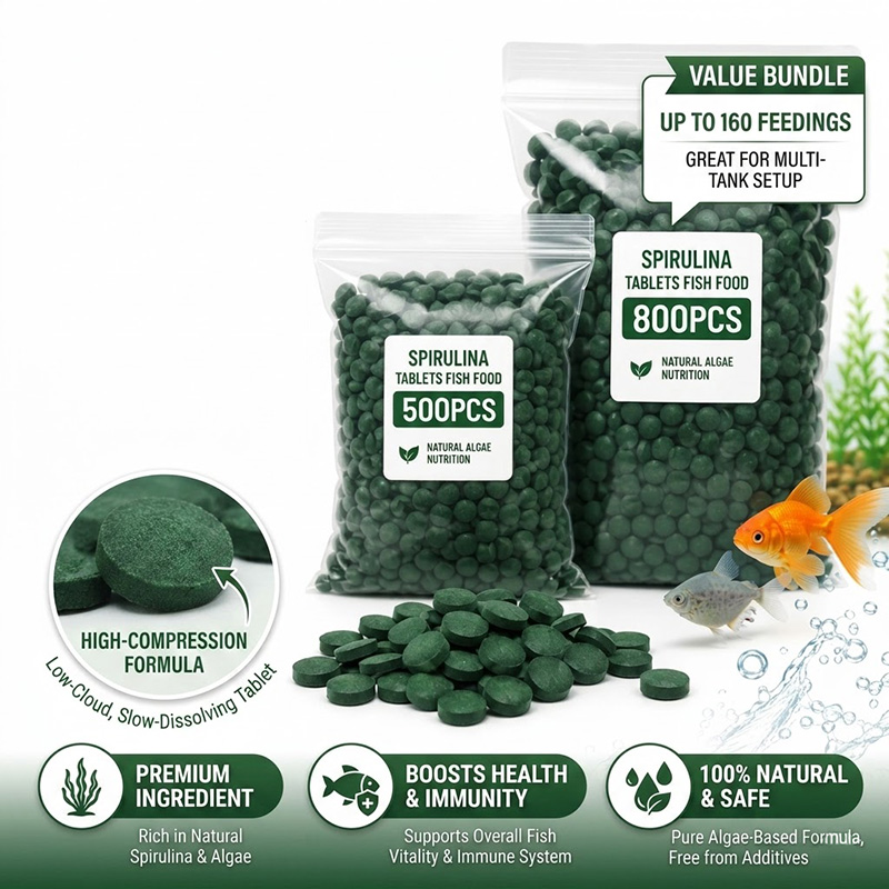 Spirulina Tablet Organic - 시케잔 고순도 스피루리나 타블렛 나선형 해조류