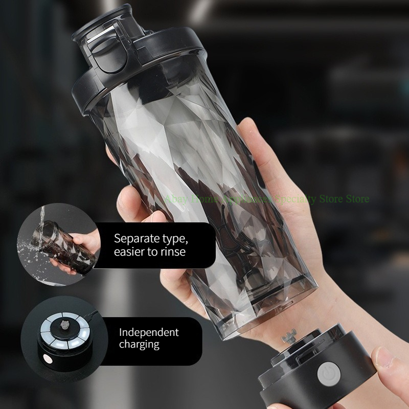 700ML 충전식 전기 믹싱 쉐이커 병 플라스틱 단백질 - Whey Protein Isolate 리뷰 및 가격