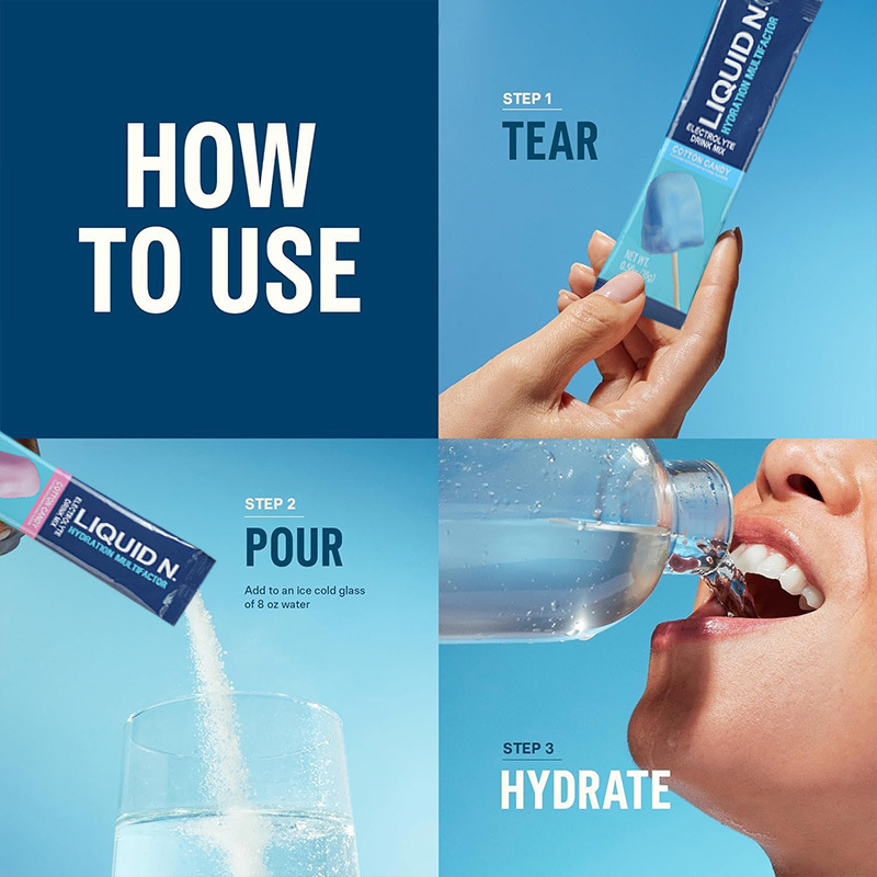 수분 보충제 - 솜사탕 - 전해질 파우더 음료 믹스 - - Electrolyte Powder Pack 리뷰 및 가격