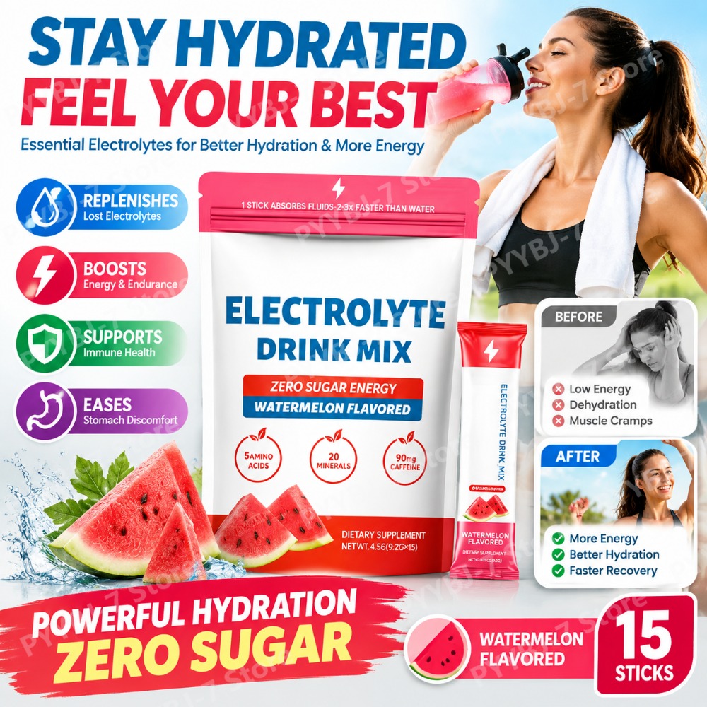 전해질 파우더, 무설탕, 빠른 수분 보충, 아미노산 및 - Electrolyte Powder Pack 리뷰 및 가격