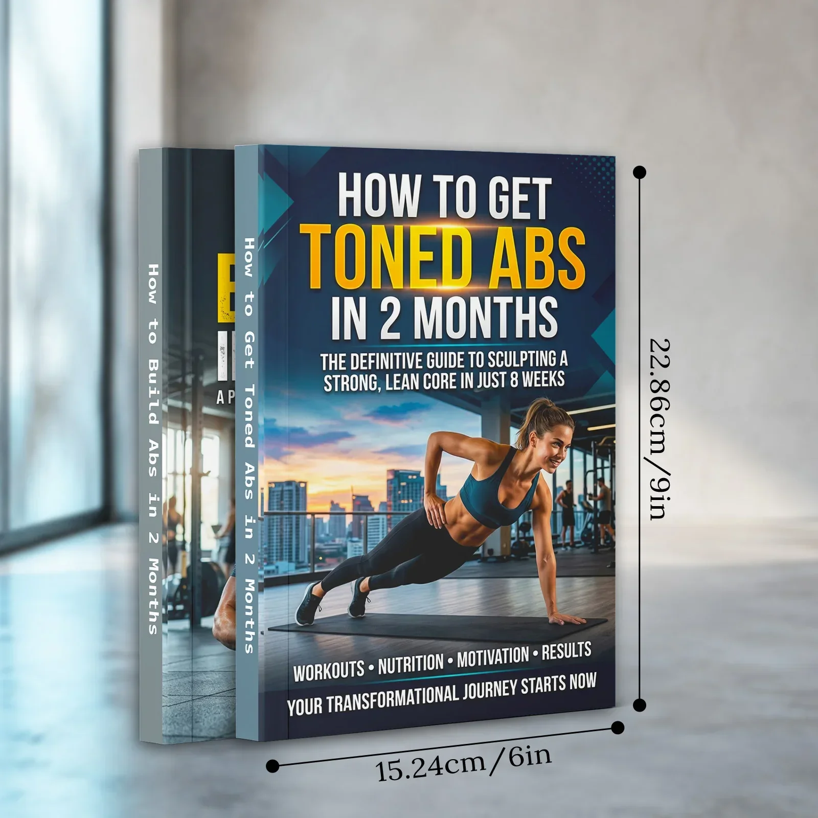 남성과 여성을 위한 2권의 복근 운동 가이드 세트, 탄 - Nutrition For Fitness Books 리뷰 및 가격
