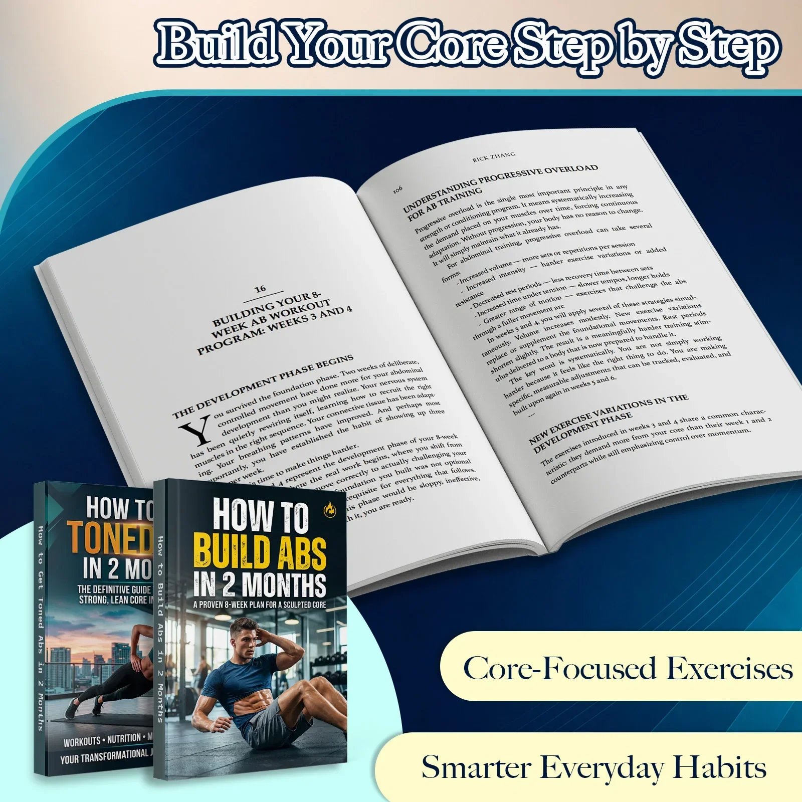 남성과 여성을 위한 2권의 복근 운동 가이드 세트, 탄 - Nutrition For Fitness Books 리뷰 및 가격
