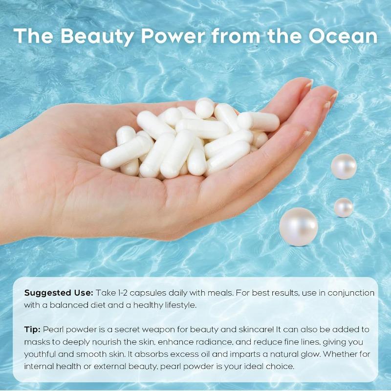 유기농 진주 가루 캡슐 |   천연 칼슘, 아미노산,  - Collagen Peptide Powder 리뷰 및 가격