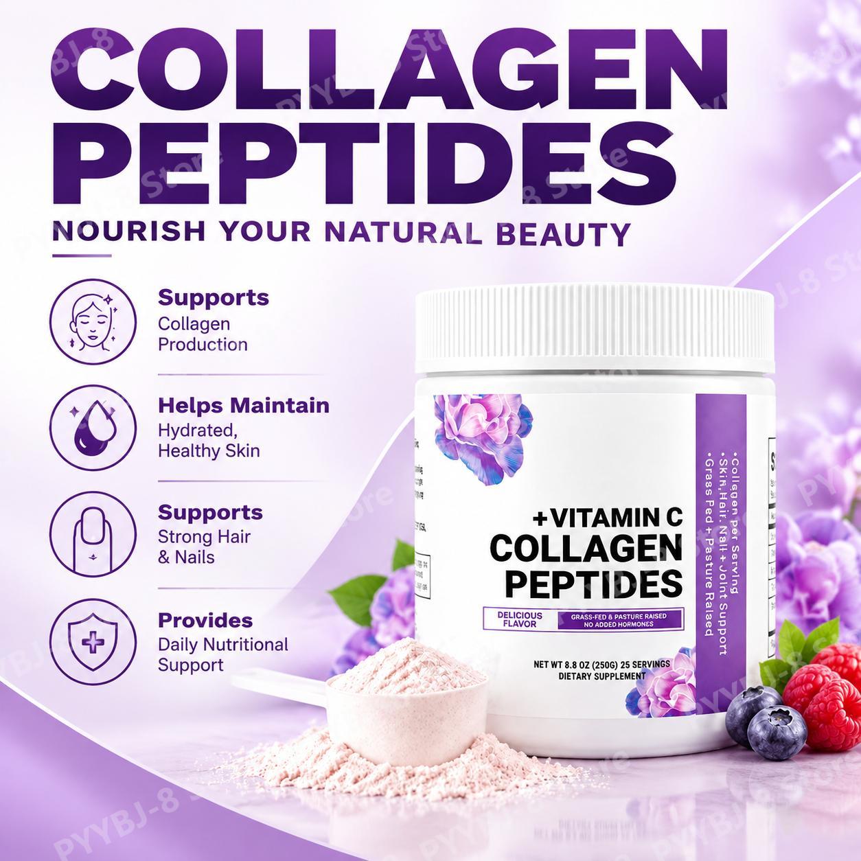 히알루론산과 비타민 C가 함유된 콜라겐 펩타이드 파우더 - Collagen Peptide Powder 리뷰 및 가격